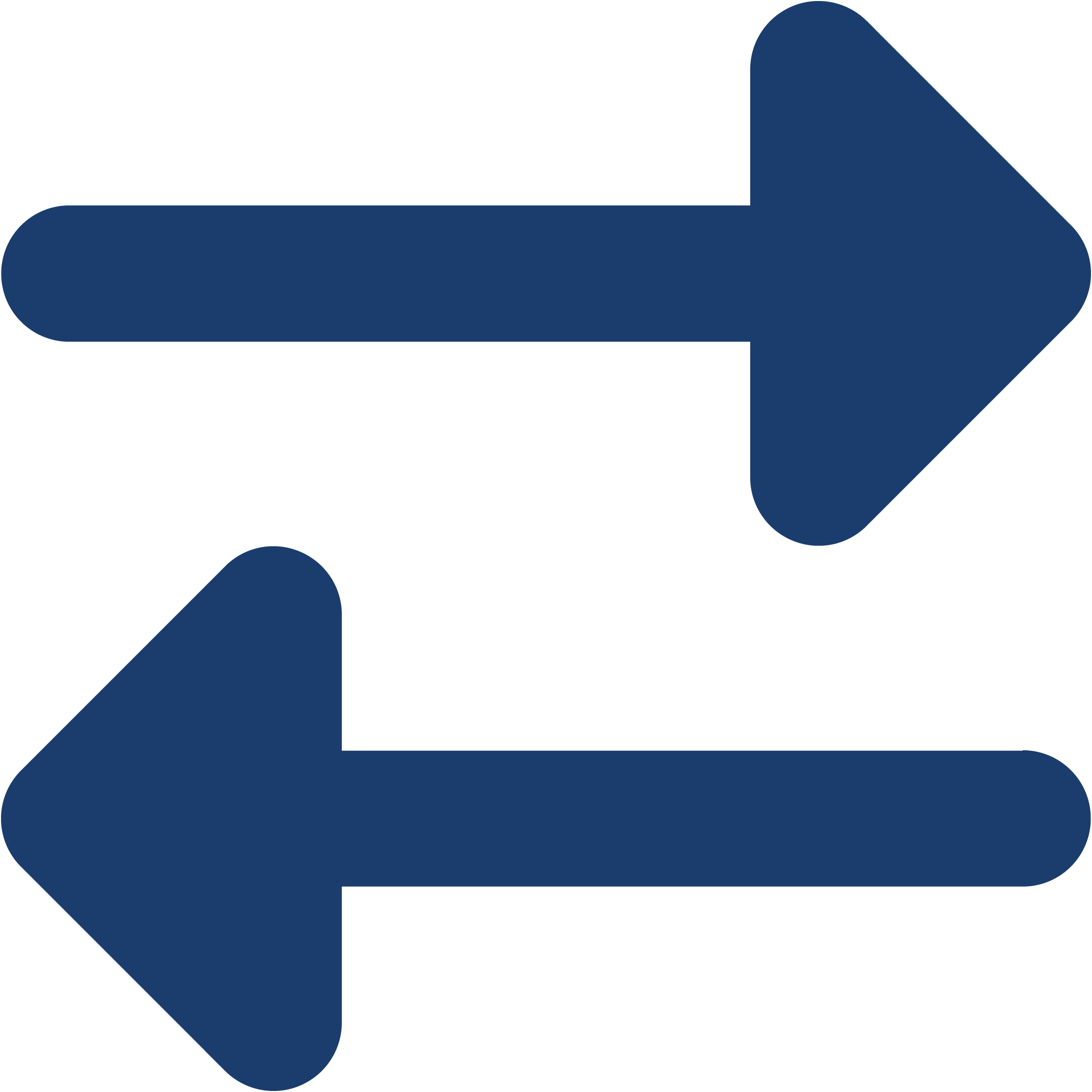icon of two arrows pointing in different directions