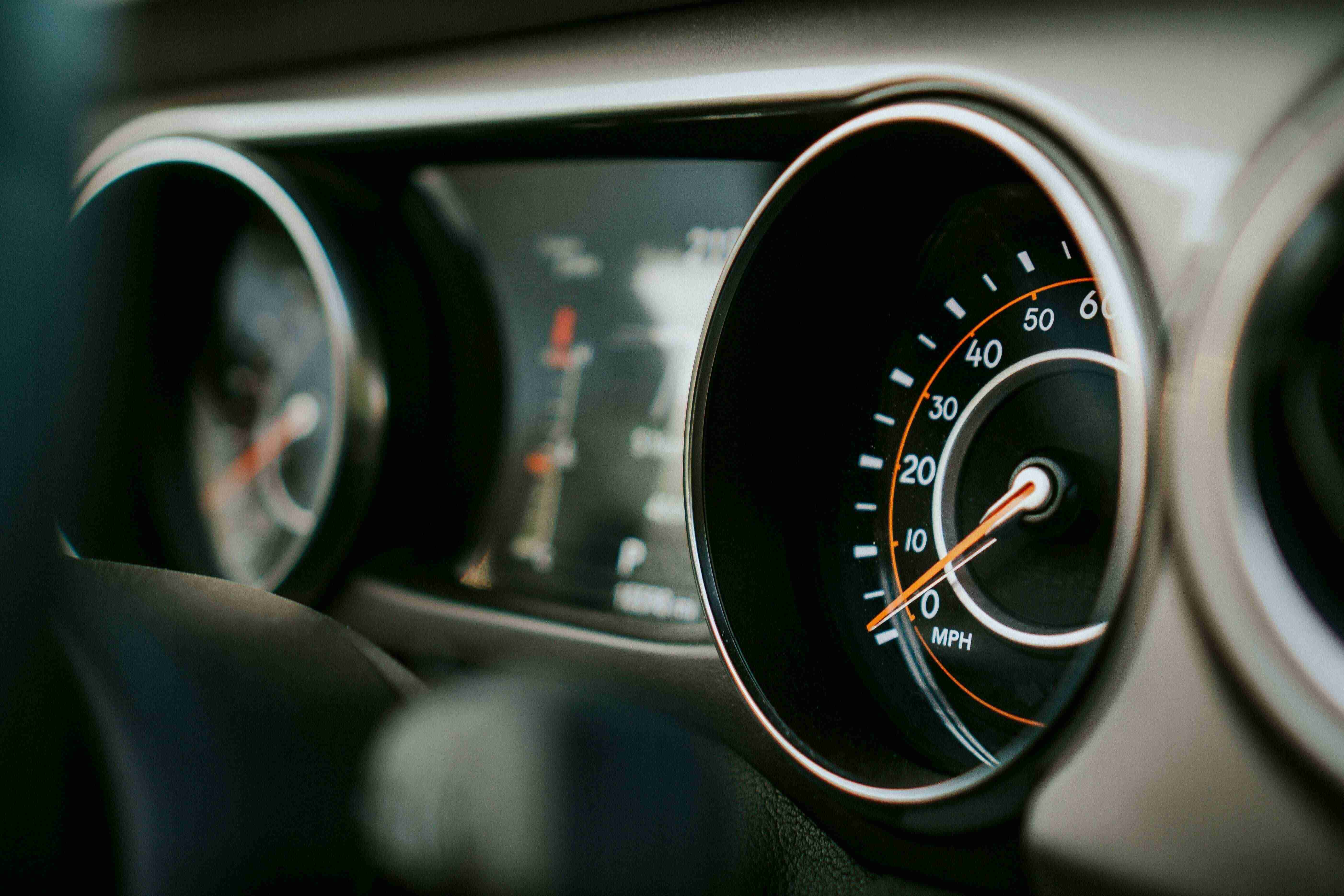 Interior of a car