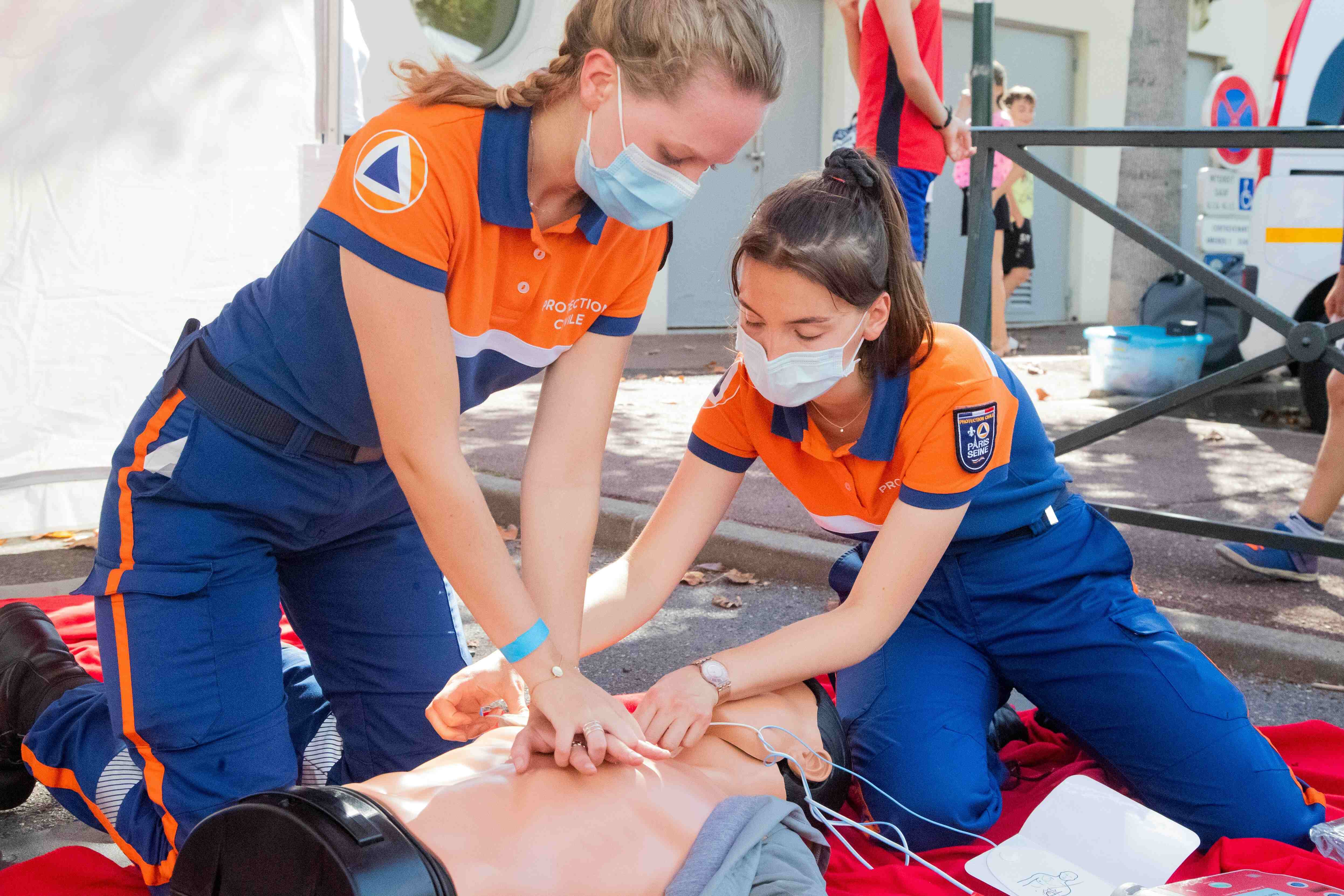 CPR practice