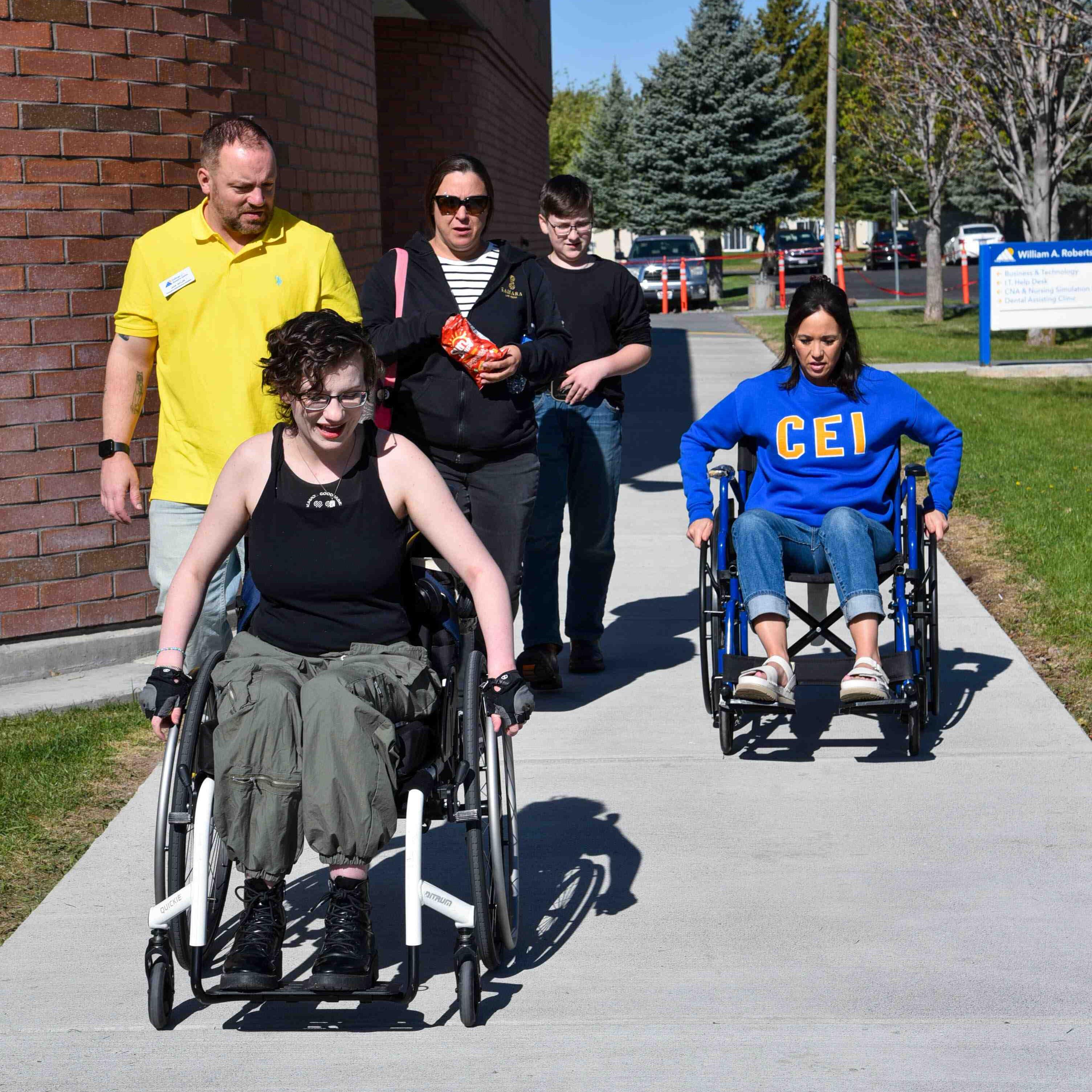 Sailor Leach advocates for accessibility at CEI’s Student Presentation Day