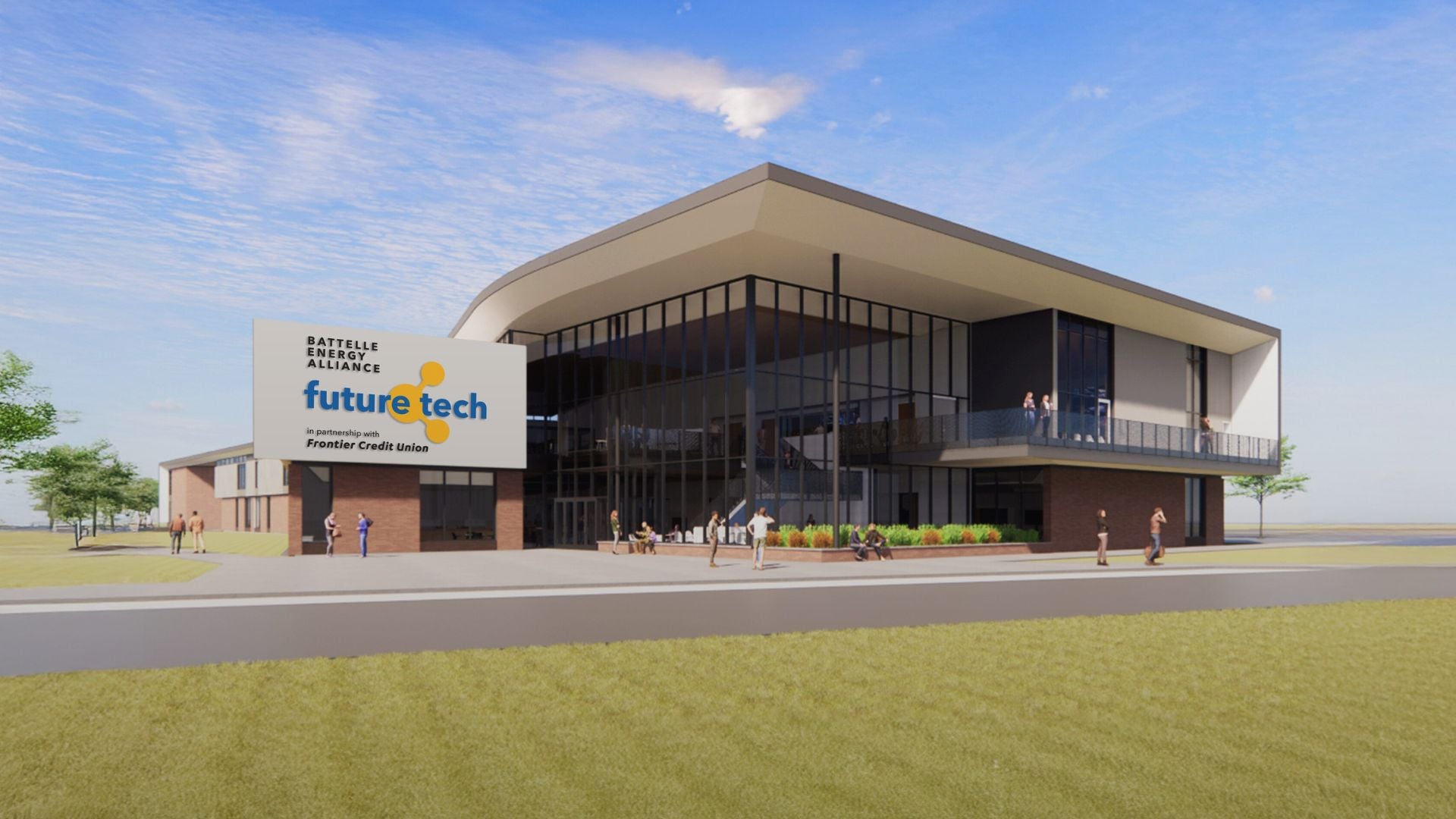 Mockup Render of Future Tech building