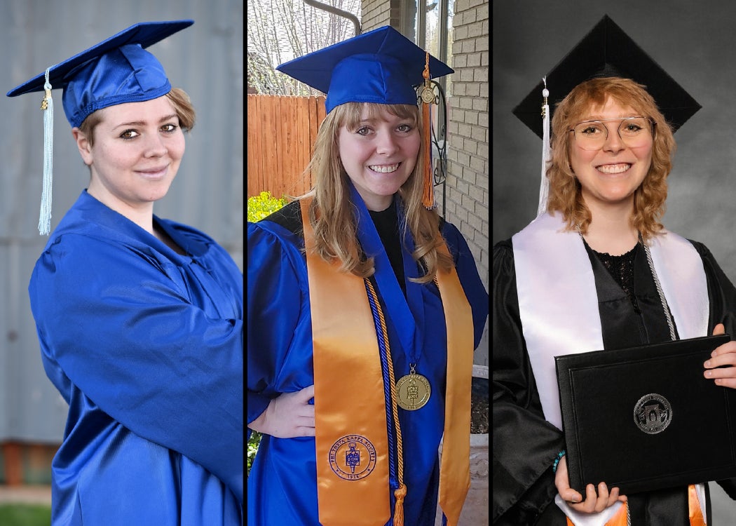 Clarissa’s GED graduation, CEI graduation, and ISU graduation