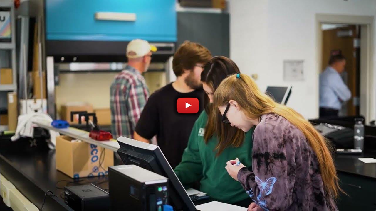 Students working on projects Youtube