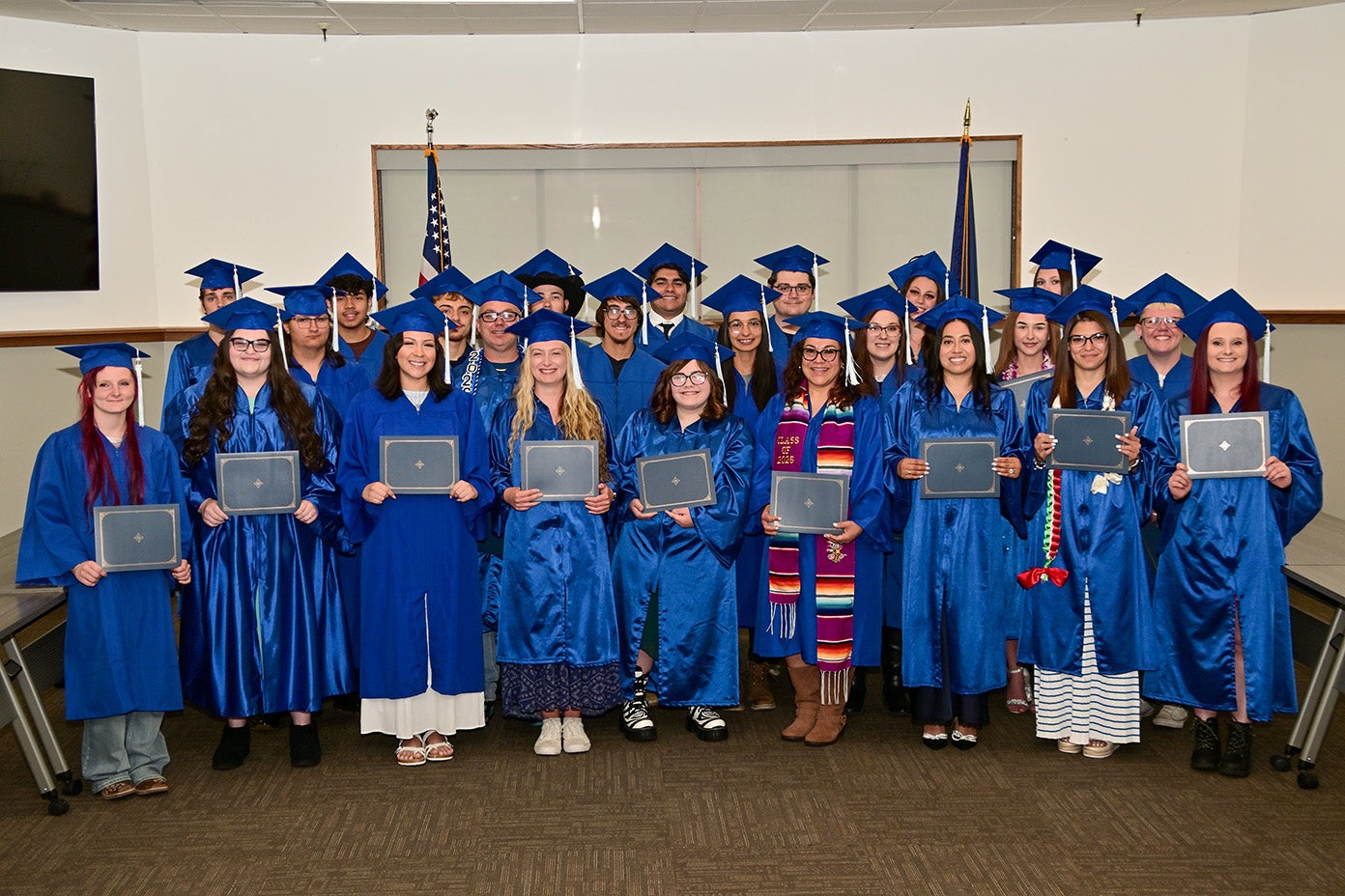 The 2026 College of Eastern Idaho GED graduating class celebrates earning their GED credentials through CEI’s College and Career Readiness program.