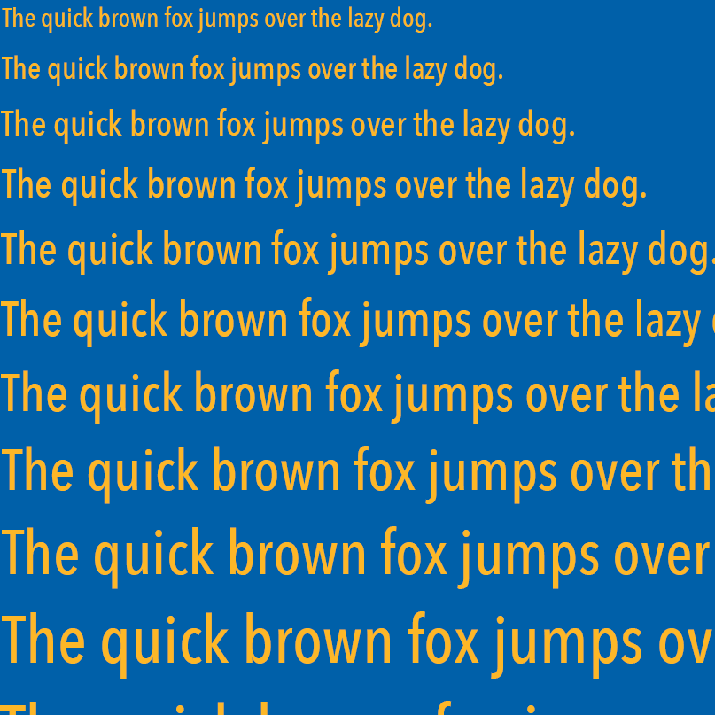 Fonts and Colors