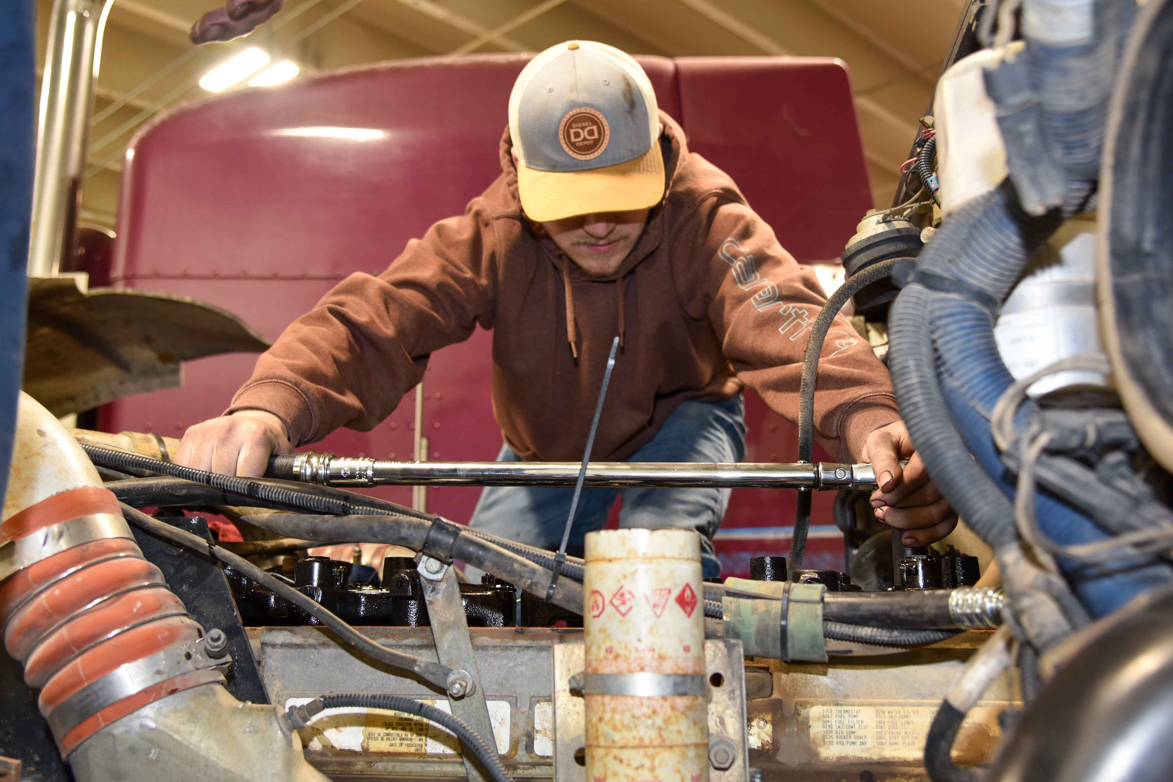 Student at Diesel Camp