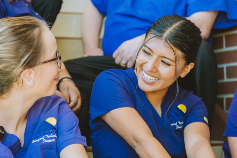 CEI students socializing