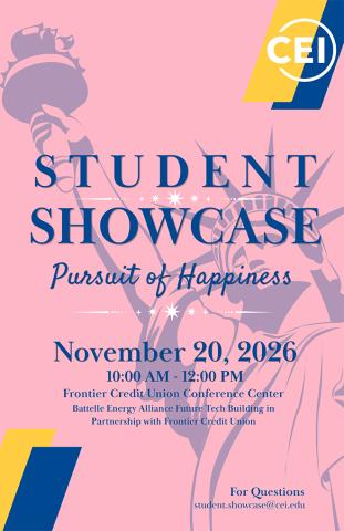 Student Showcase poster