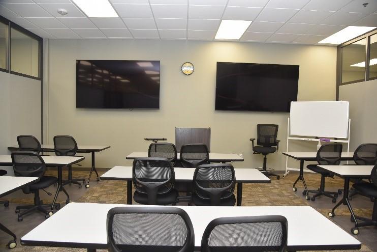 Small classroom in the East Idaho Workforce Training Campus