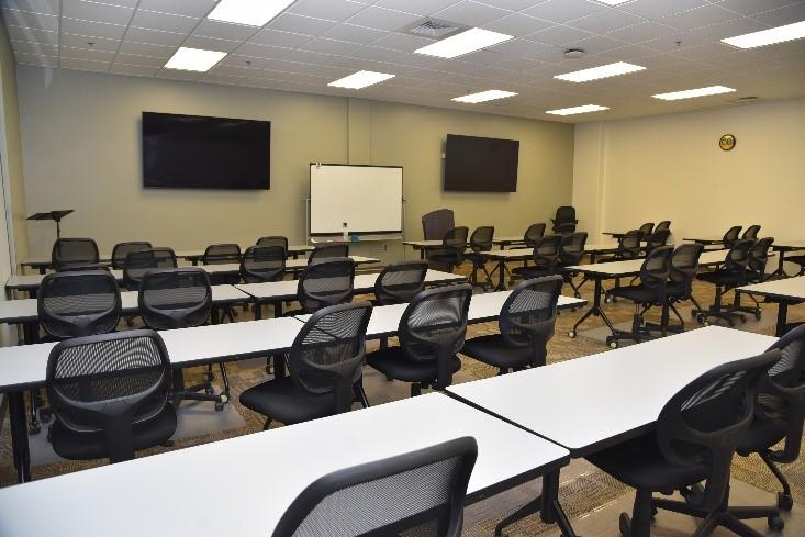 Large classroom in the East Idaho Workforce Training Campus