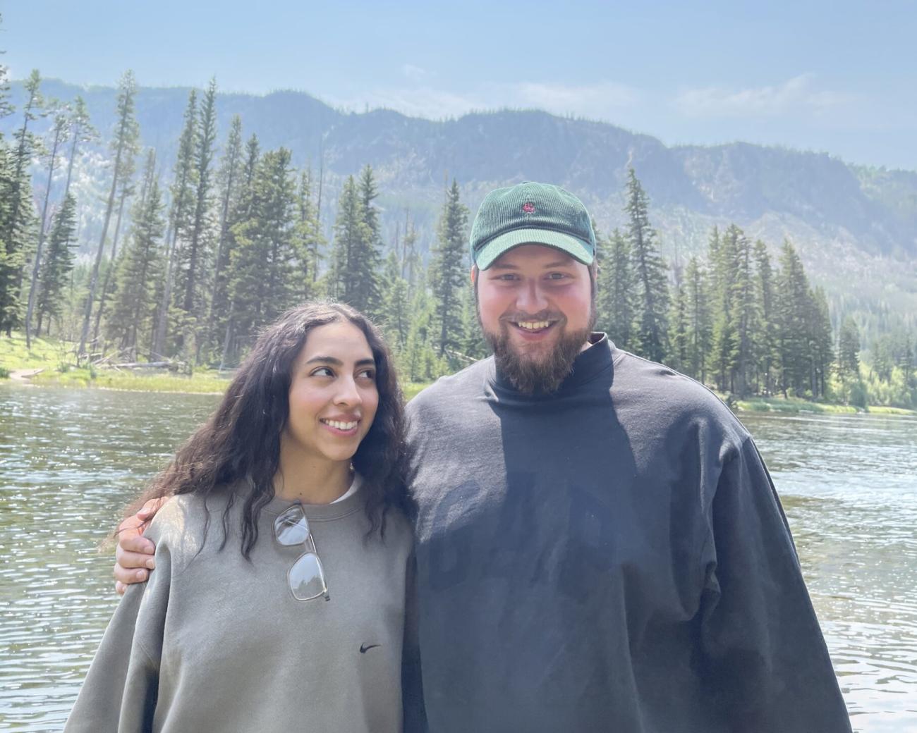 CEI grad Kaden Scott Bybee with his girlfriend, Jacquelyn