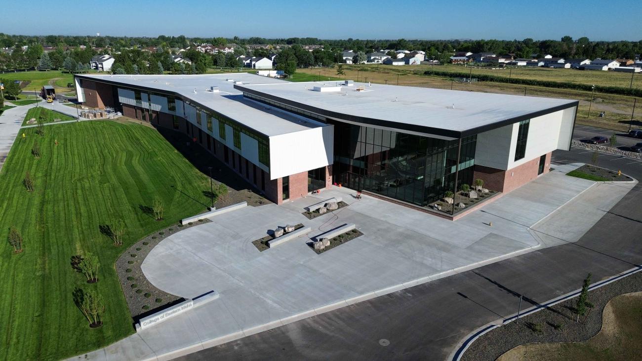 The nearly complete Battelle Energy Alliance Future Tech Building in partnership with Frontier Credit Union, will be home to the new BEA Applied STEM Institute.