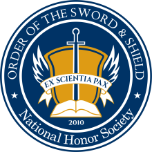 Order of the Sword and Shield National Honor Society Logo